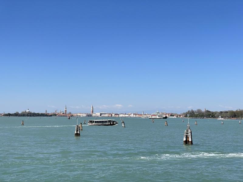 View on Venice from Lido do Venezia