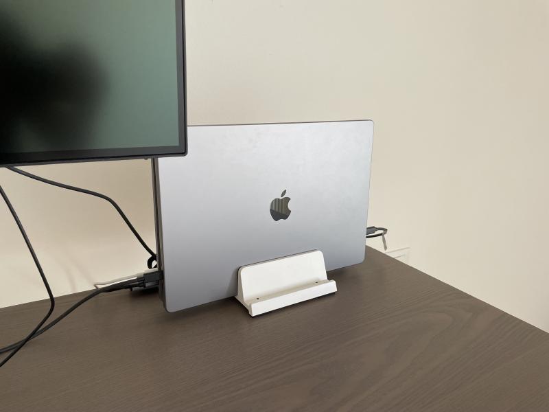 Dual Vertical Laptop Stand